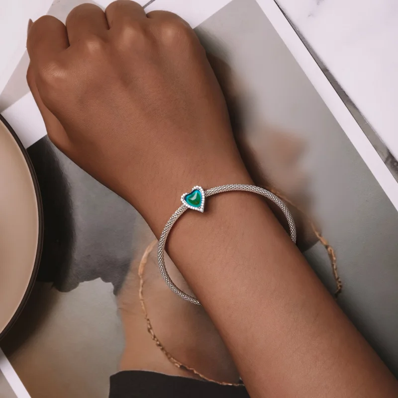 (imagem para) Charm Termossensorial de Pedra do Humor Estilo Pandora - SCC2596 - Visualizar 10