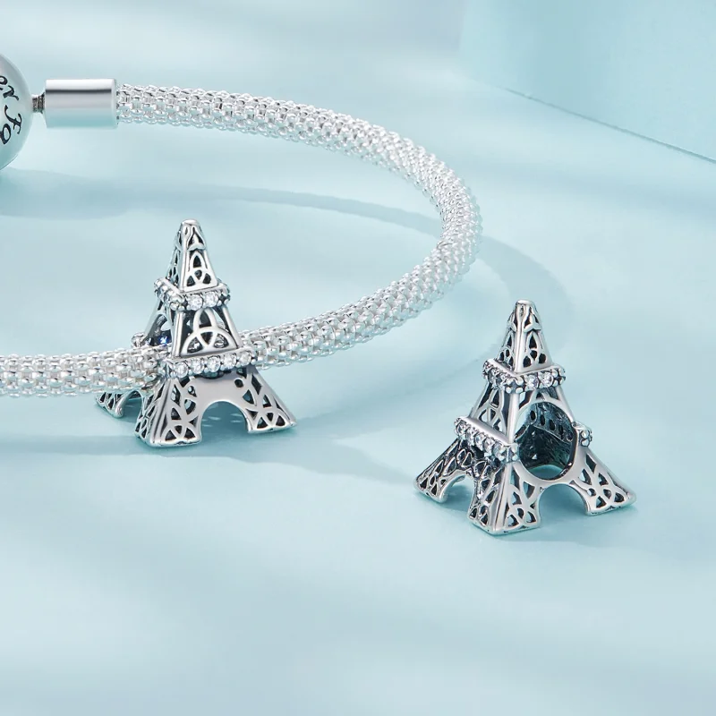(imagem para) Charm Torre Eiffel Estilo Pandora - SCC2465 - Visualizar 4