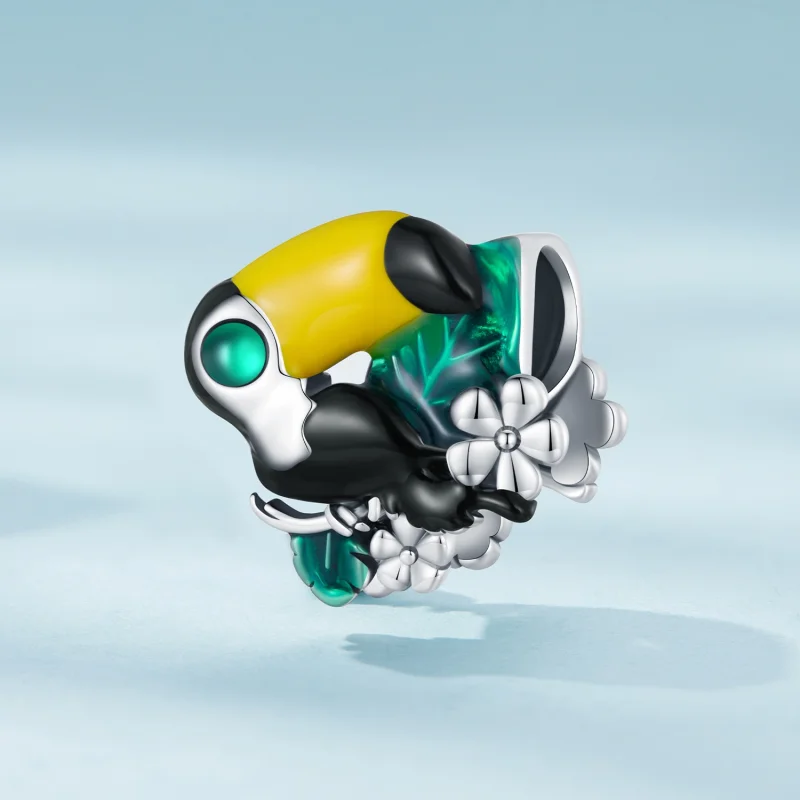 (imagem para) Charm Tucano da Selva Estilo Pandora - SCC2520 - Visualizar 2