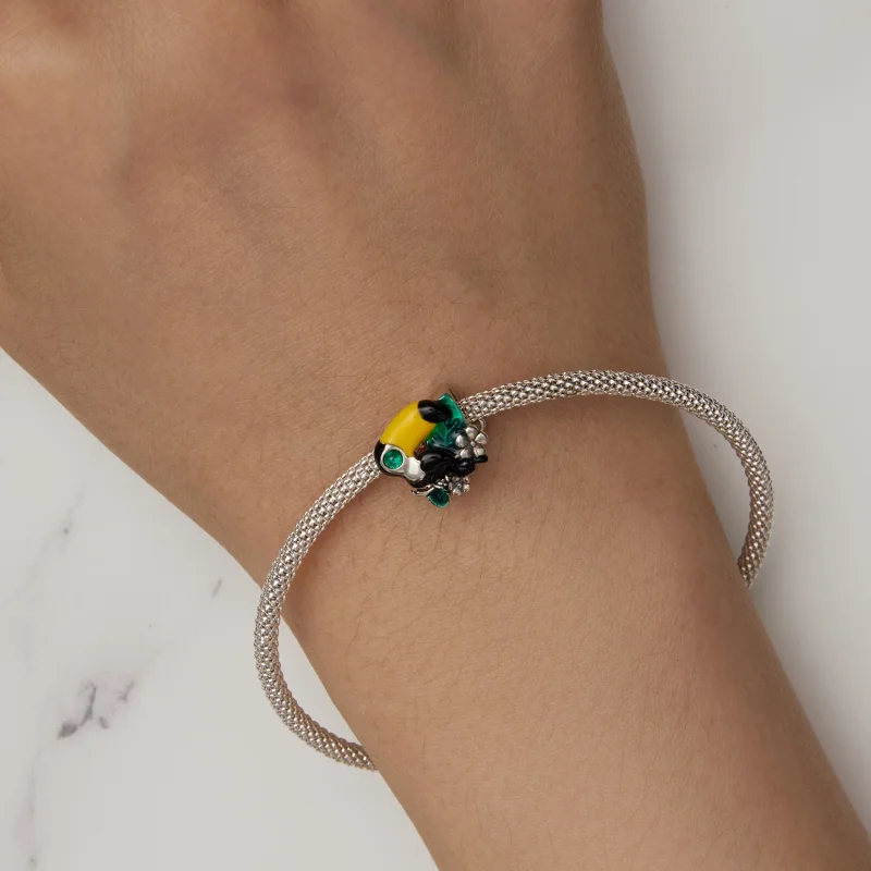 (imagem para) Charm Tucano da Selva Estilo Pandora - SCC2520 - Visualizar 7