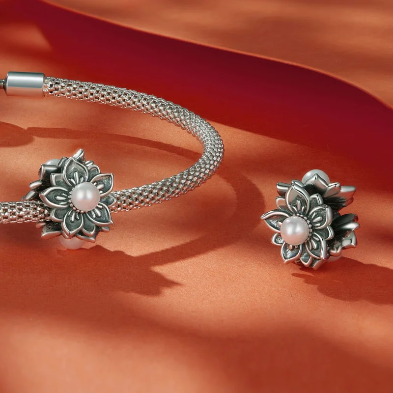 (imagem para) Charm Vintage de Videira Pandora Style - SCC2611 - Visualizar 4