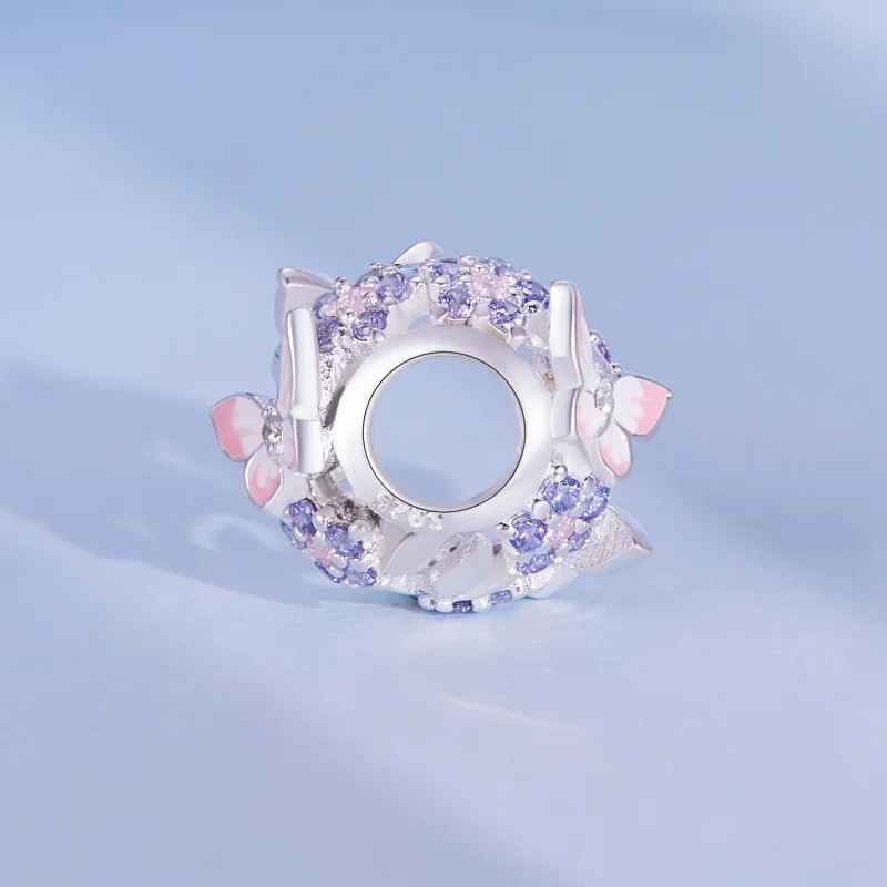 (imagem para) Charm Zircônia Borboleta Estilo Pandora - SCC2463 - Visualizar 3