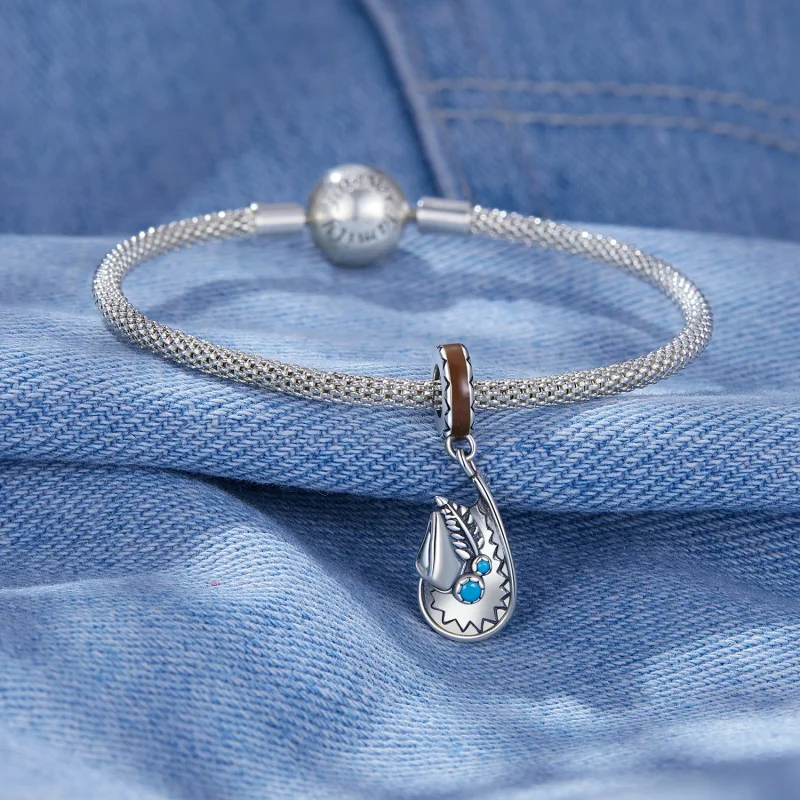 (imagem para) Charme Pingente Chapéu de Cowboy Estilo Pandora - SCC2565 - Visualizar 3