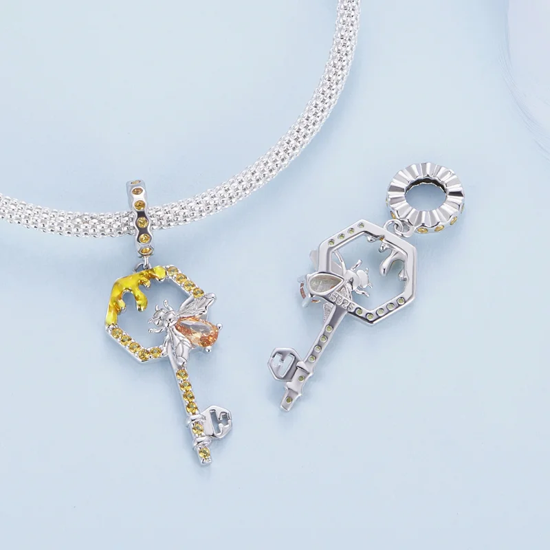 (imagem para) Chaveiro Colmeia Estilo Pandora - BSC822 - Visualizar 4