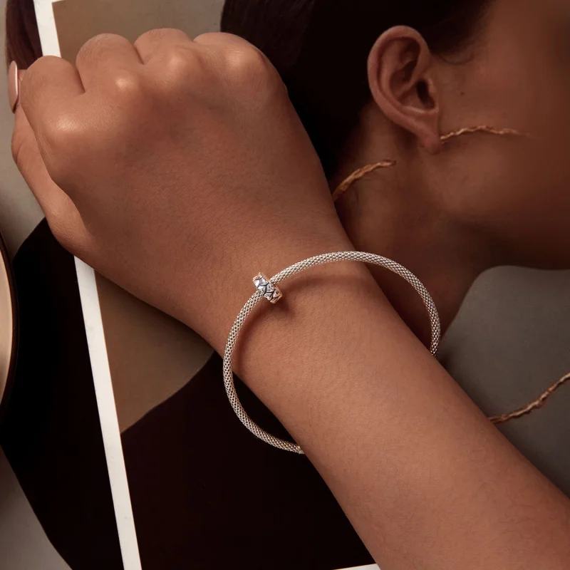 (imagem para) Clipe de Corações Duplos Estilo Pandora - SCC2637 - Visualizar 6