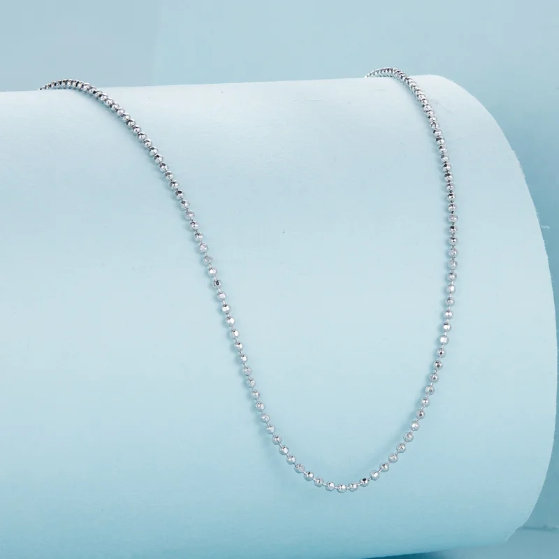 (imagem para) Colar Básico de Corrente de Miçangas Brilhante Estilo Pandora - SCA027 - Visualizar 2