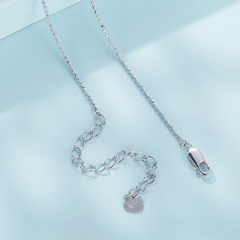 (imagem para) Colar Básico de Corrente de Miçangas Brilhante Estilo Pandora - SCA027 - Visualizar 6