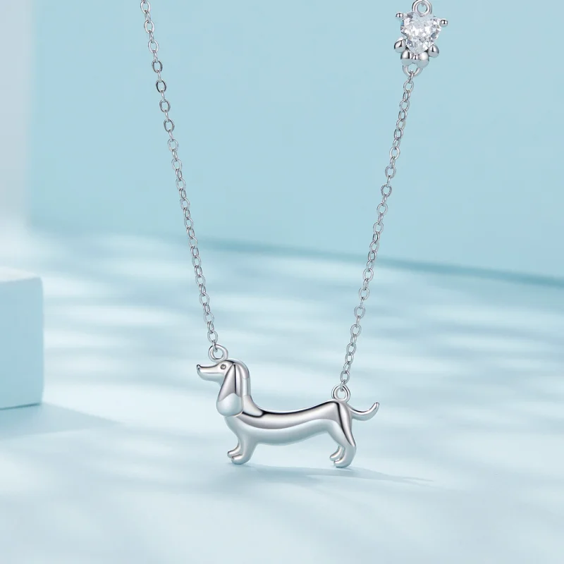 (imagem para) Colar Dachshund Estilo Pandora - SCN501 - Visualizar 3