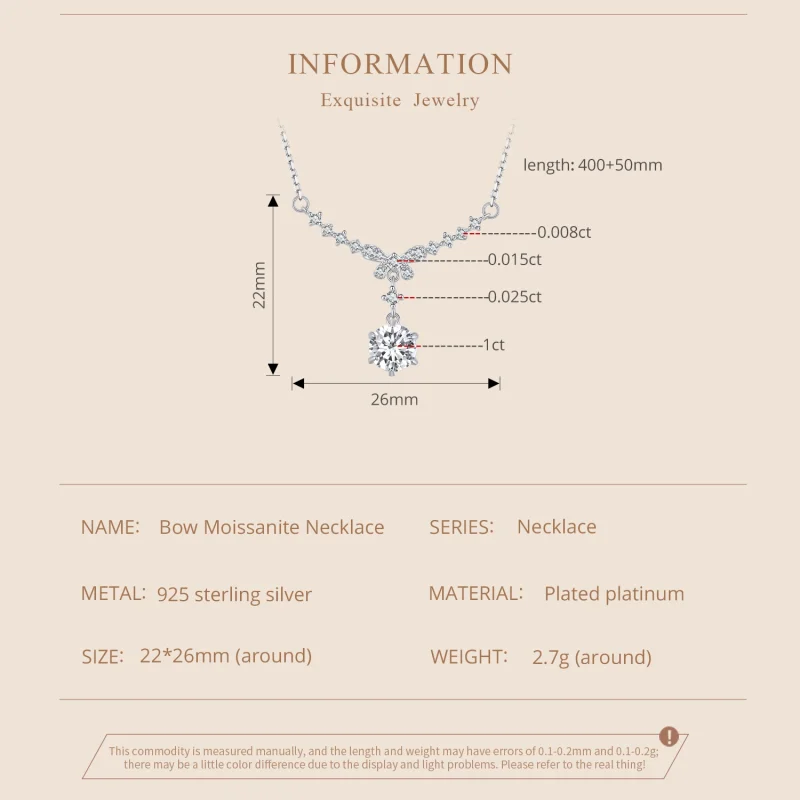 (imagem para) Colar de Moissanite Estilo Pandora (Um Certificado) - MSN020 - Visualizar 4