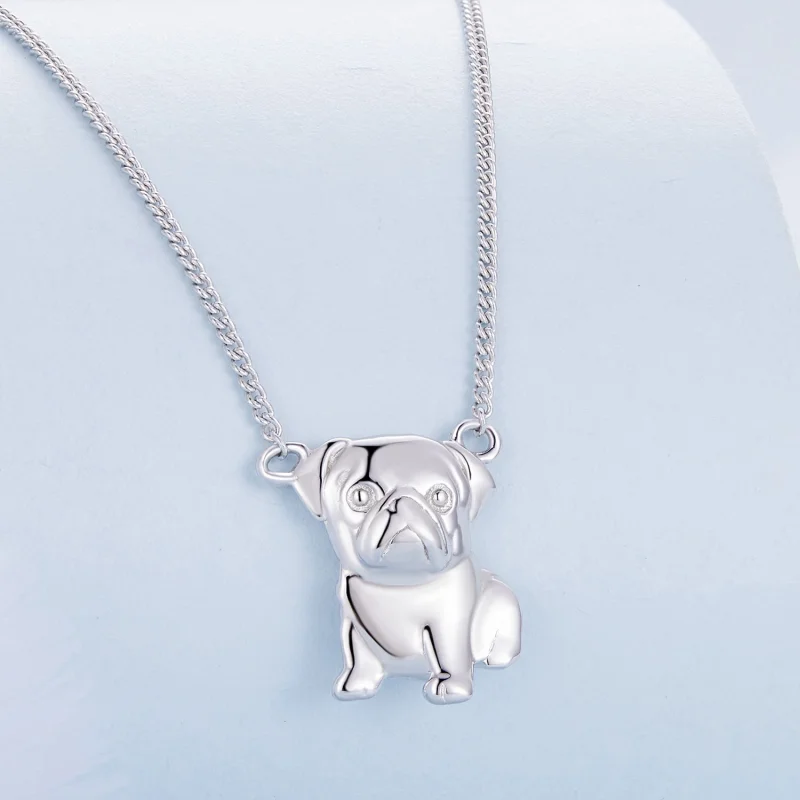 (imagem para) Colar de Pug Estilo Pandora - BSN354 - Visualizar 2