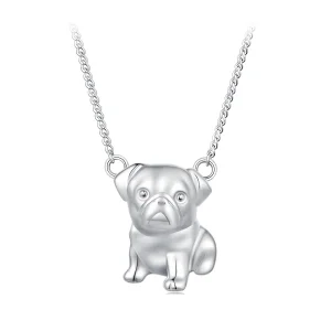 (imagem para) Colar de Pug Estilo Pandora - BSN354