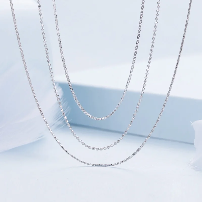 (imagem para) Colar de Três Camadas Estilo Pandora - BSN333 - Visualizar 3