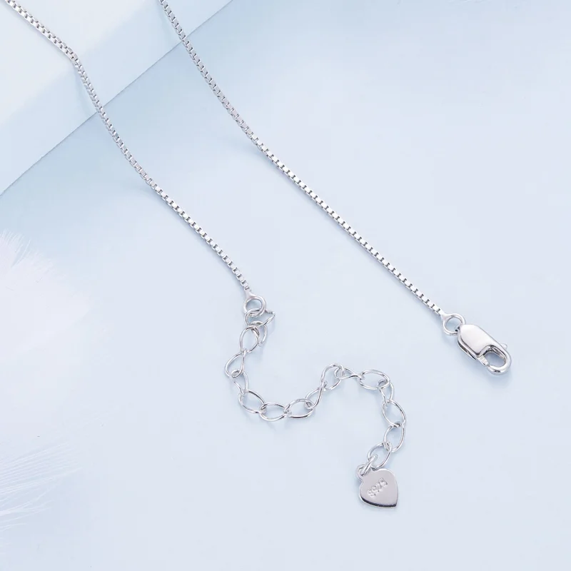 (imagem para) Colar Duplo Brilhante Estilo Pandora - BSN358 - Visualizar 4