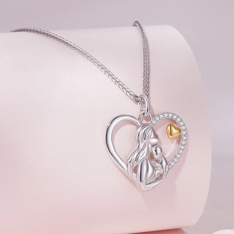 (imagem para) Colar Pandora Estilo Amor Profundo Entre Mãe e Filho - SCN498 - Visualizar 2