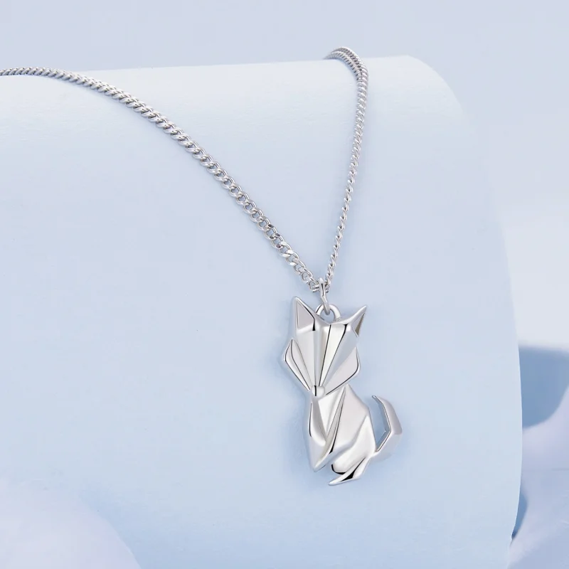 (imagem para) Colar Pequena Raposa Estilo Pandora - BSN319 - Visualizar 2
