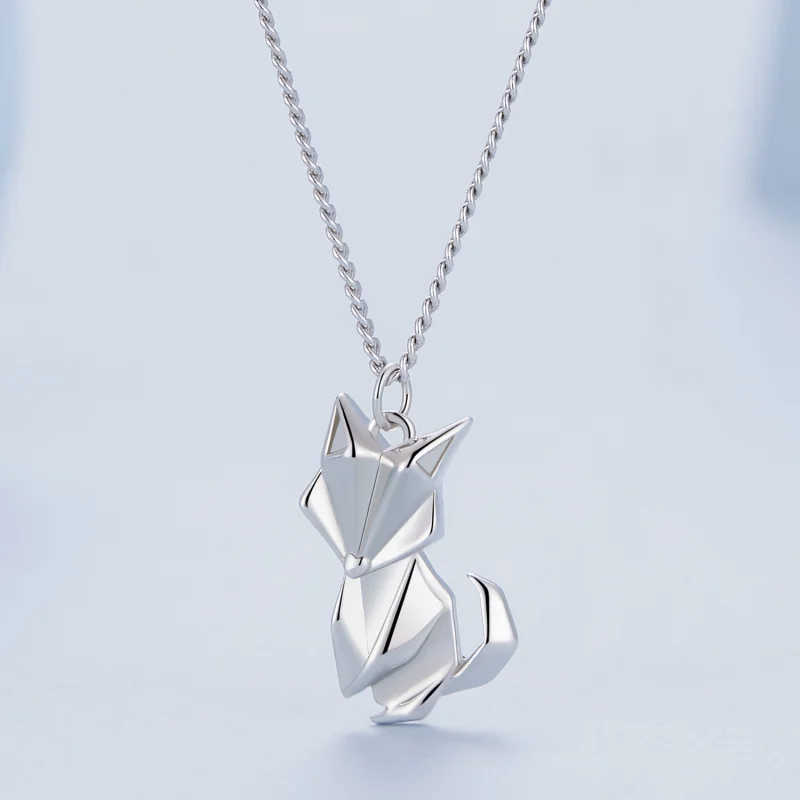 (imagem para) Colar Pequena Raposa Estilo Pandora - BSN319 - Visualizar 3
