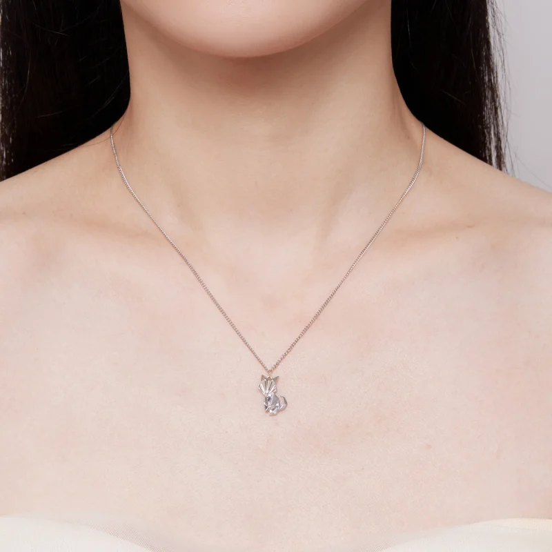 (imagem para) Colar Pequena Raposa Estilo Pandora - BSN319 - Visualizar 6