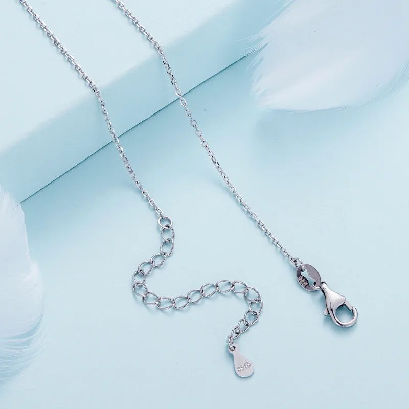 (imagem para) Colar Simples de Prata no Estilo Pandora - SCA018 - Visualizar 5