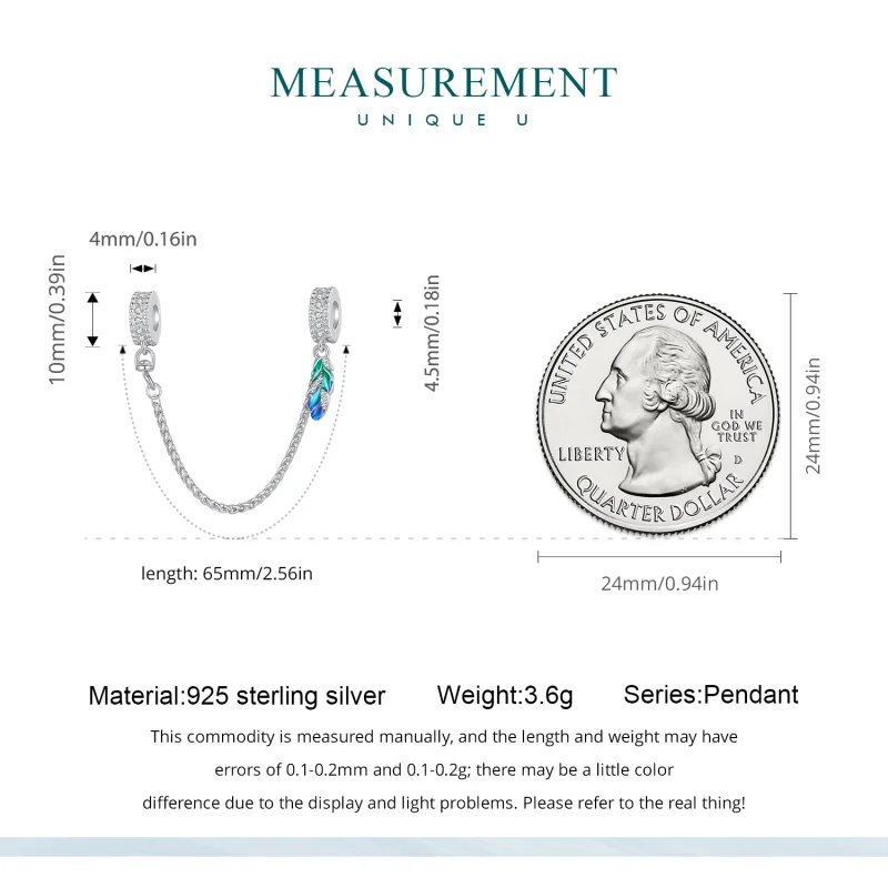 (imagem para) Corrente Feather Safe Estilo Pandora - BSC914 - Visualizar 5