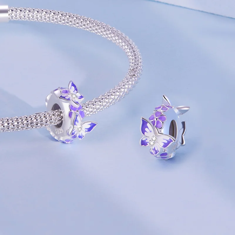 (imagem para) Espaçador Borboleta Estilo Pandora - SCC2462 - Visualizar 4