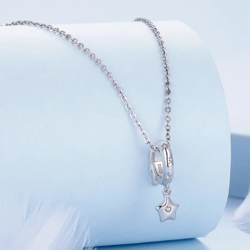 (imagem para) Espaçador de Fivela Universal Estrela Estilo Pandora - BSC889 - Visualizar 2