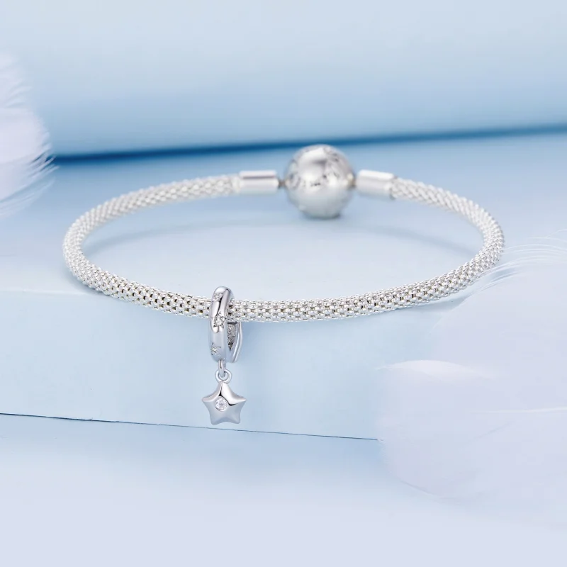 (imagem para) Espaçador de Fivela Universal Estrela Estilo Pandora - BSC889 - Visualizar 3