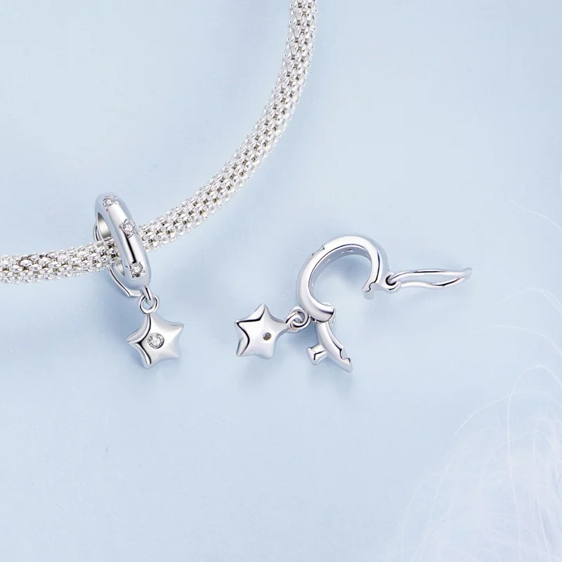 (imagem para) Espaçador de Fivela Universal Estrela Estilo Pandora - BSC889 - Visualizar 4