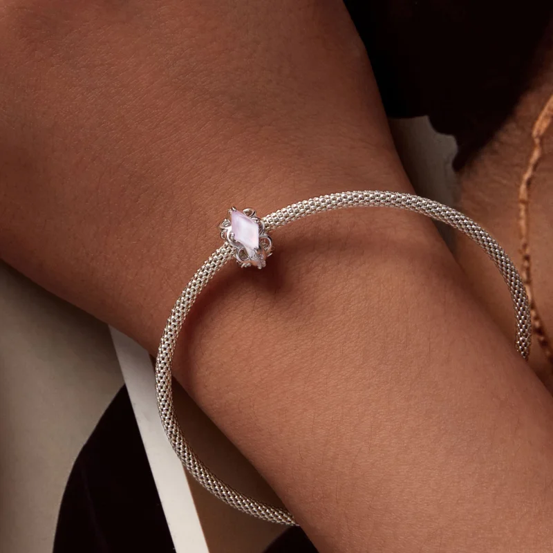 (imagem para) Espaçador de Silicone com Renda Rosa Estilo Pandora - SCC2642 - Visualizar 7