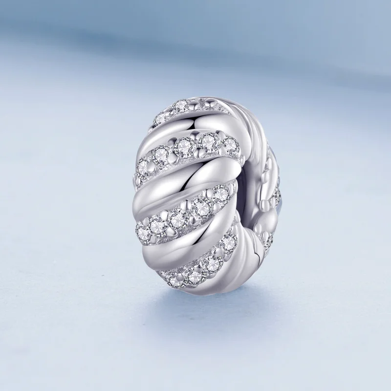 (imagem para) Espaçador de Silicone com Torção Estilo Pandora - BSC905 - Visualizar 2