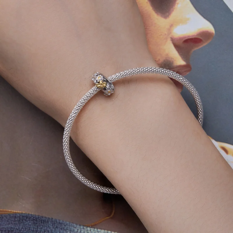 (imagem para) Espaçador de Silicone Margarida e Abelha Estilo Pandora - BSC819 - Visualizar 6