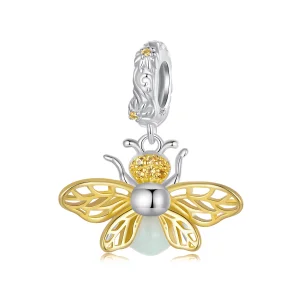 (imagem para) Pandora Style Bee Glow-In-The-Dark Dangle - SCC2616