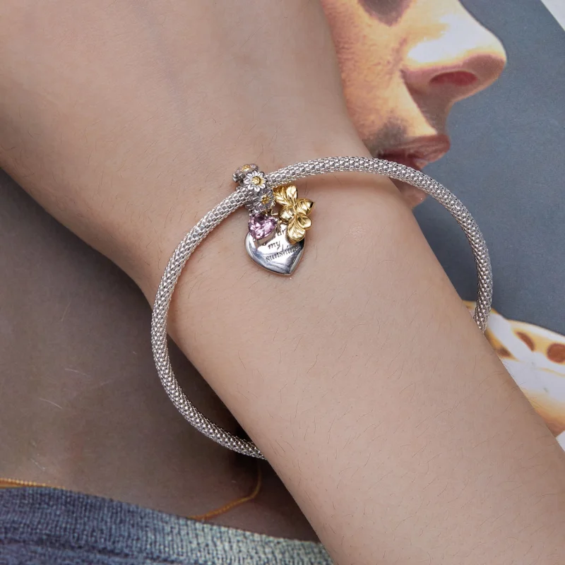 (imagem para) Pandora Style Margarida Abelha Pingente - BSC816 - Visualizar 5