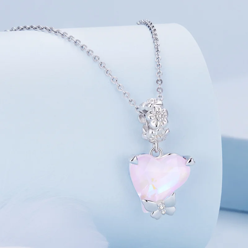 (imagem para) Pandora Style Mocha Butterfly Dangle - BSC809 - Visualizar 2