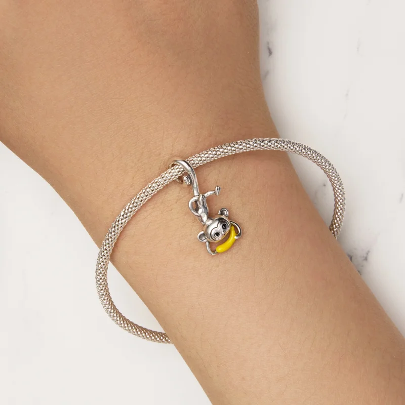 (imagem para) Pandora Style Monkey Dangle - SCC2547 - Visualizar 5