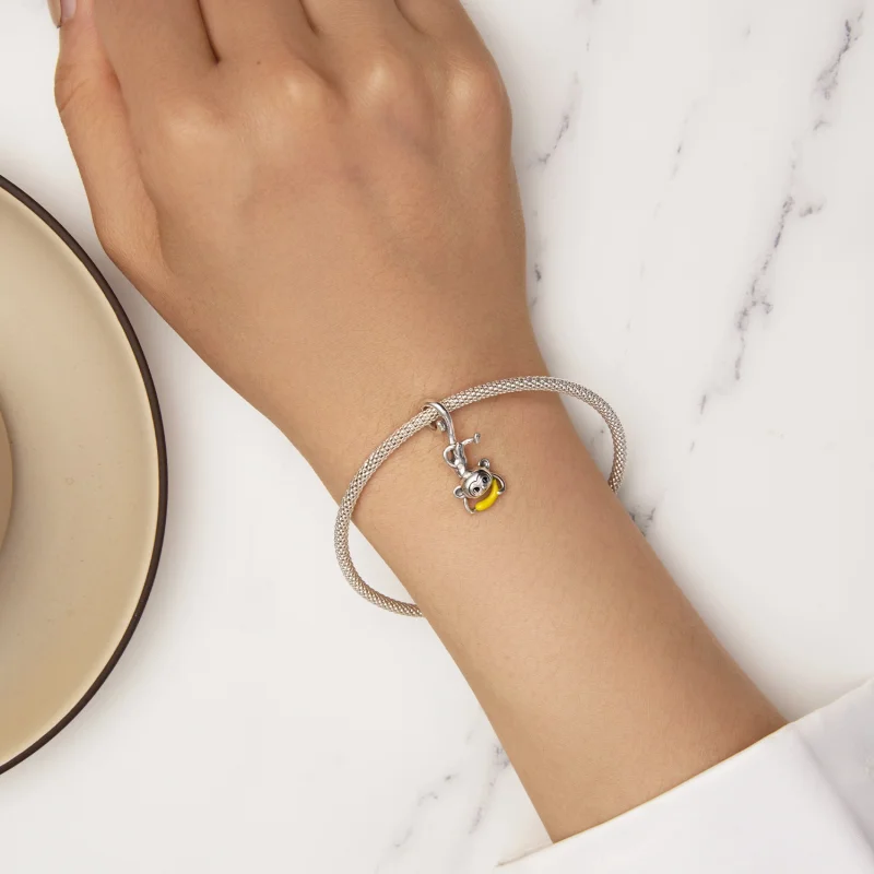 (imagem para) Pandora Style Monkey Dangle - SCC2547 - Visualizar 6