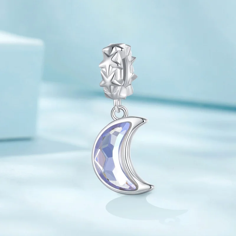(imagem para) Pandora Style Moonlight Dangle - SCC2623 - Visualizar 2