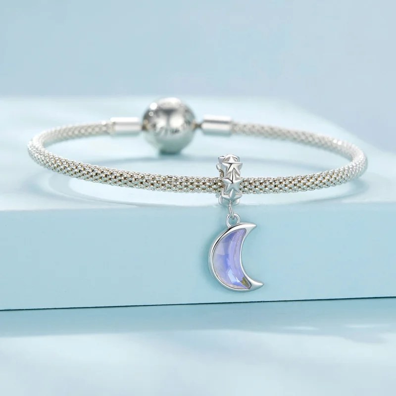 (imagem para) Pandora Style Moonlight Dangle - SCC2623 - Visualizar 3