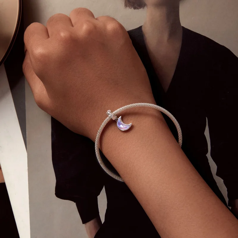 (imagem para) Pandora Style Moonlight Dangle - SCC2623 - Visualizar 5