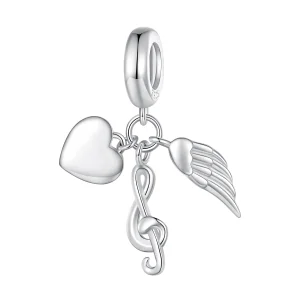 (imagem para) Pandora Style Note Dangle - BSC814