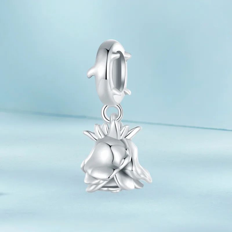 (imagem para) Pandora Style Pingente de Rosa Pendente - SCX142 - Visualizar 2