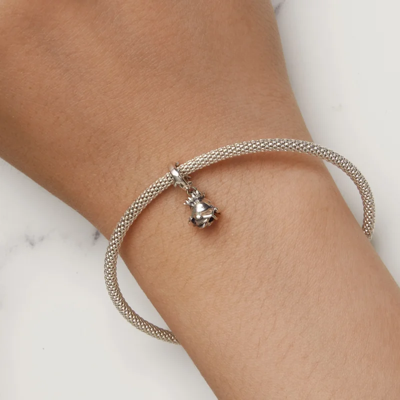 (imagem para) Pandora Style Pingente de Rosa Pendente - SCX142 - Visualizar 8