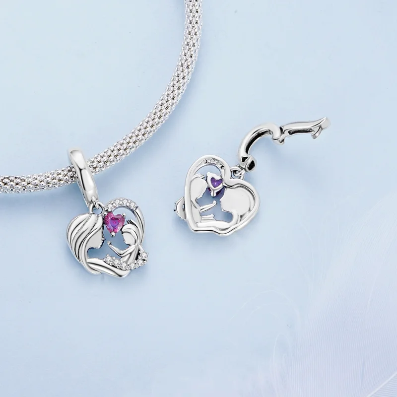 (imagem para) Pingente Abraço de Mãe e Filho Estilo Pandora - BSC901 - Visualizar 4