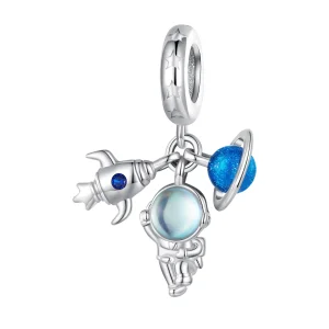 (imagem para) Pingente Astronauta Estilo Pandora - BSC791