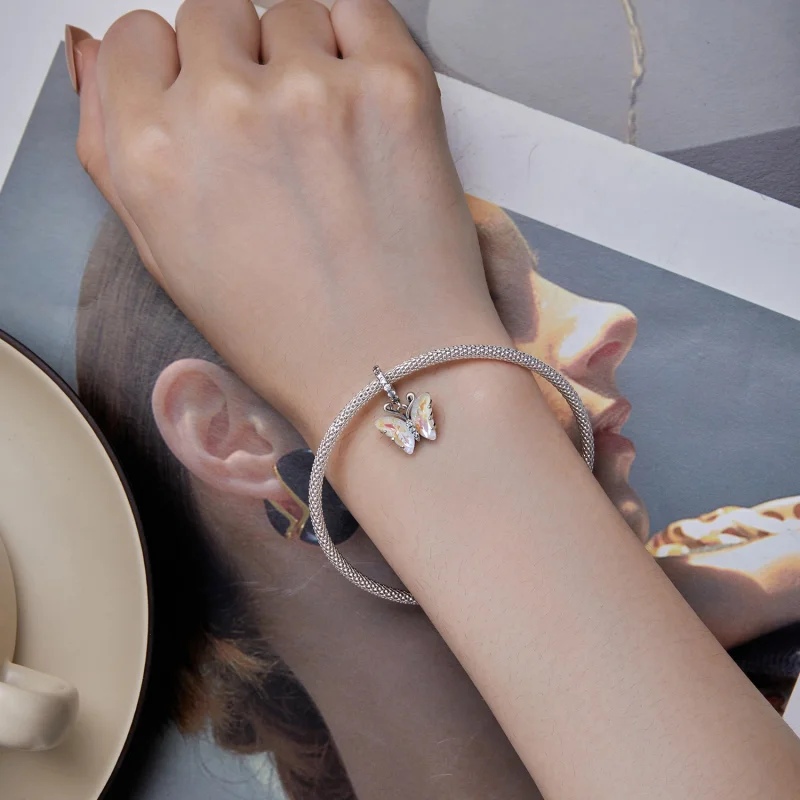 (imagem para) Pingente Borboleta Aurora Colorido Estilo Pandora - SCC2305-CF - Visualizar 5