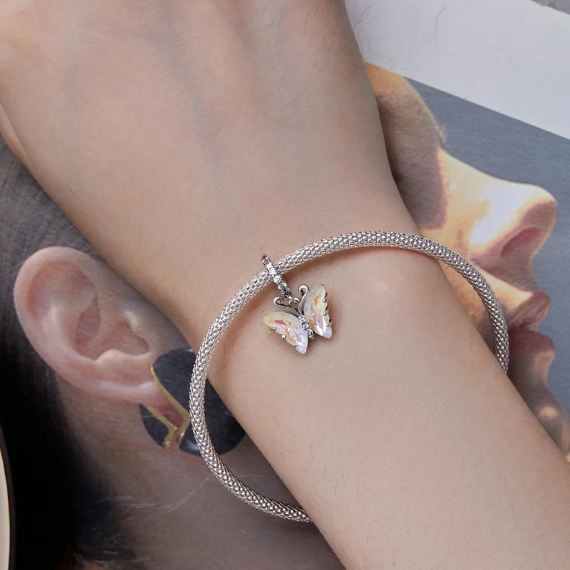 (imagem para) Pingente Borboleta Aurora Colorido Estilo Pandora - SCC2305-CF - Visualizar 6