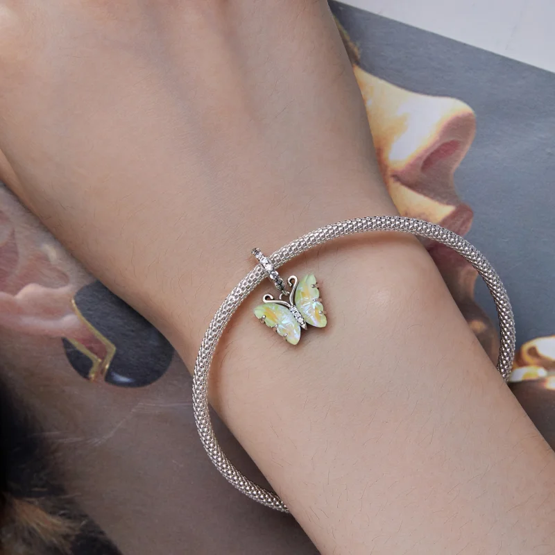 (imagem para) Pingente Borboleta Aurora Verde Estilo Pandora - SCC2305-GN - Visualizar 6