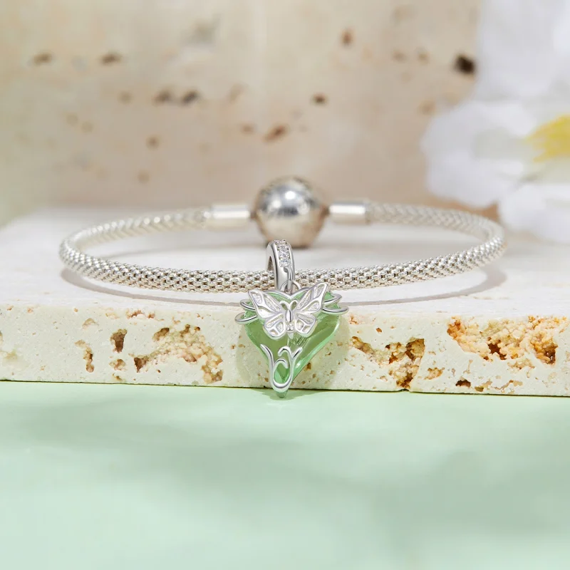 (imagem para) Pingente Borboletinha Voando Estilo Pandora - BSC897 - Visualizar 3