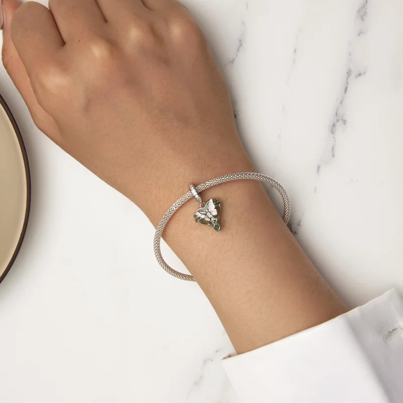 (imagem para) Pingente Borboletinha Voando Estilo Pandora - BSC897 - Visualizar 5