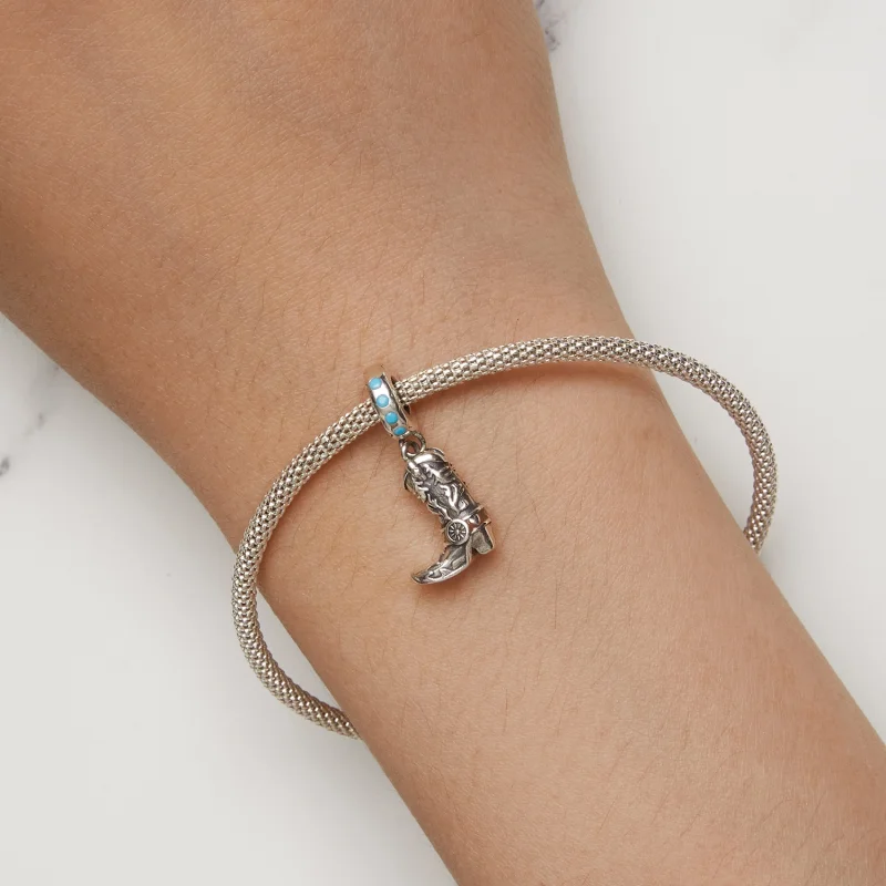 (imagem para) Pingente Botas de Couro de Cowboy Estilo Pandora - SCC2566 - Visualizar 6