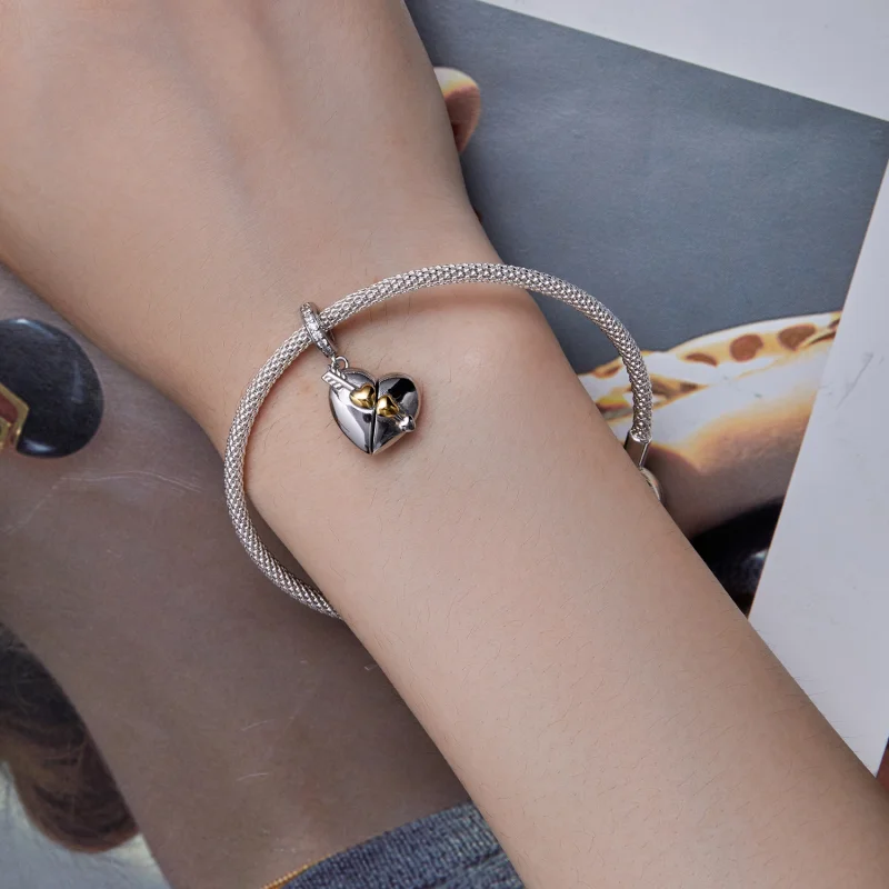 (imagem para) Pingente Coração Abrível Estilo Pandora - BSC804 - Visualizar 7